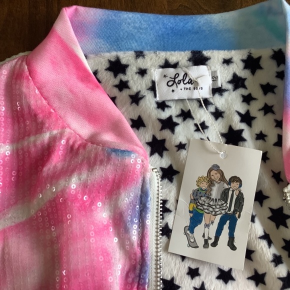 Lola &The Boys Bomber Jacket - Picture 3 of 4